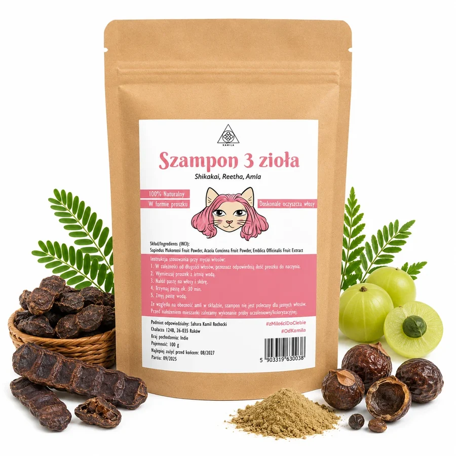 Szampon 3 Zioła 100 g hurtownia Sahara Herbs